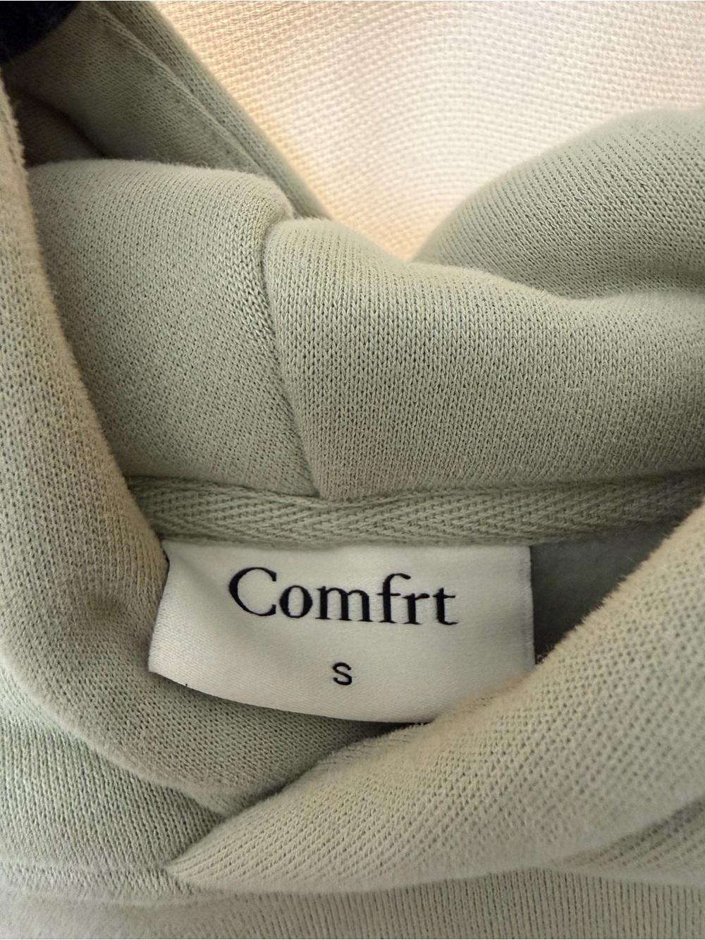 Comfrt Sage Green Pullover Hoodie - Picture 6 of 7